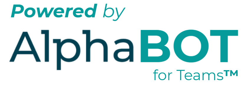 Powered by Alphabot for teams