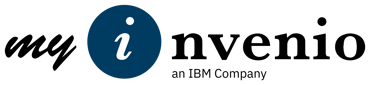 myInvenio Logo an IBM Company new logo